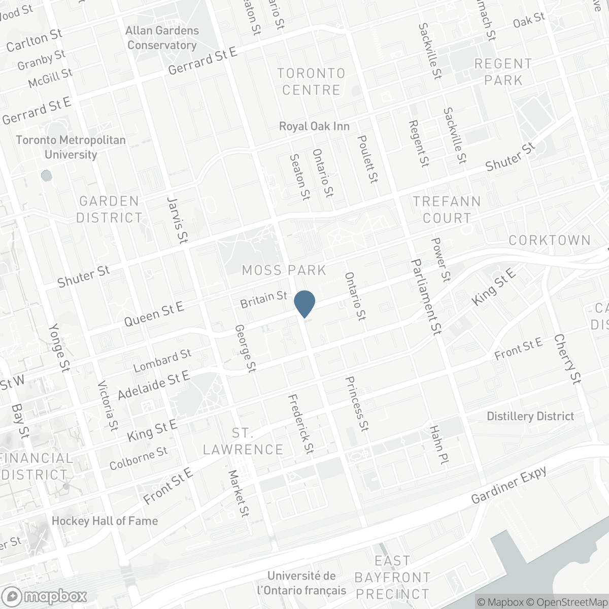 1115 - 320 RICHMOND STREET E, Toronto, Ontario M5A 2R3